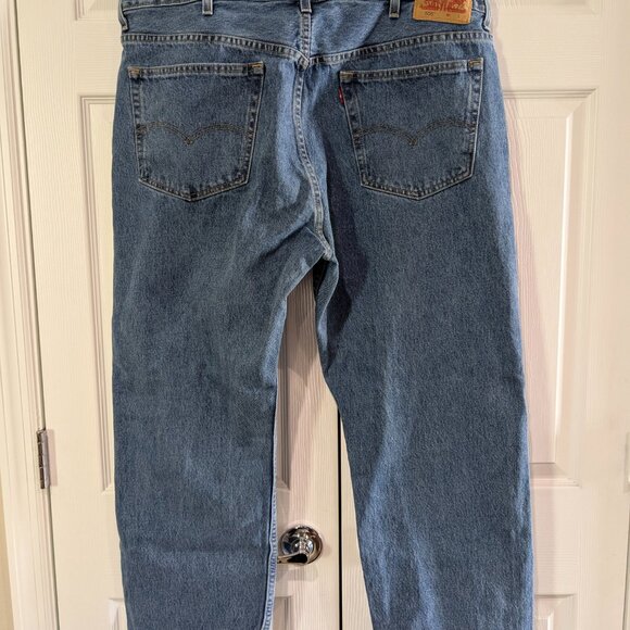 Levi Strauss & Co. Men's Denim Jeans 505 Classic Straight Leg Cotton W44 L30 - Picture 6 of 15